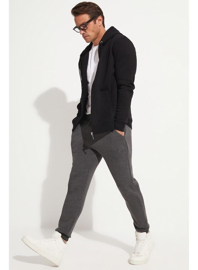 June Men Shirred Sweatpant Anthracite - Image 1