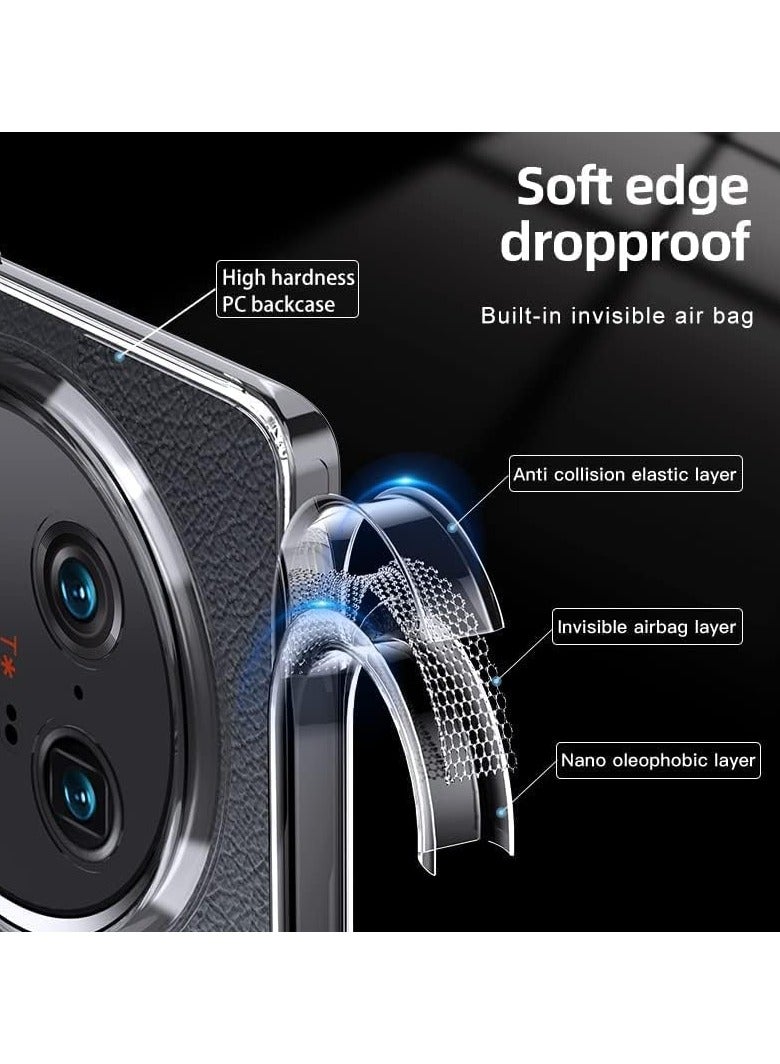 Case Compatible with Vivo X90 Pro Plus Slim Cover Hard PC Bumper Shell,Frosted Translucent Case - Image 3