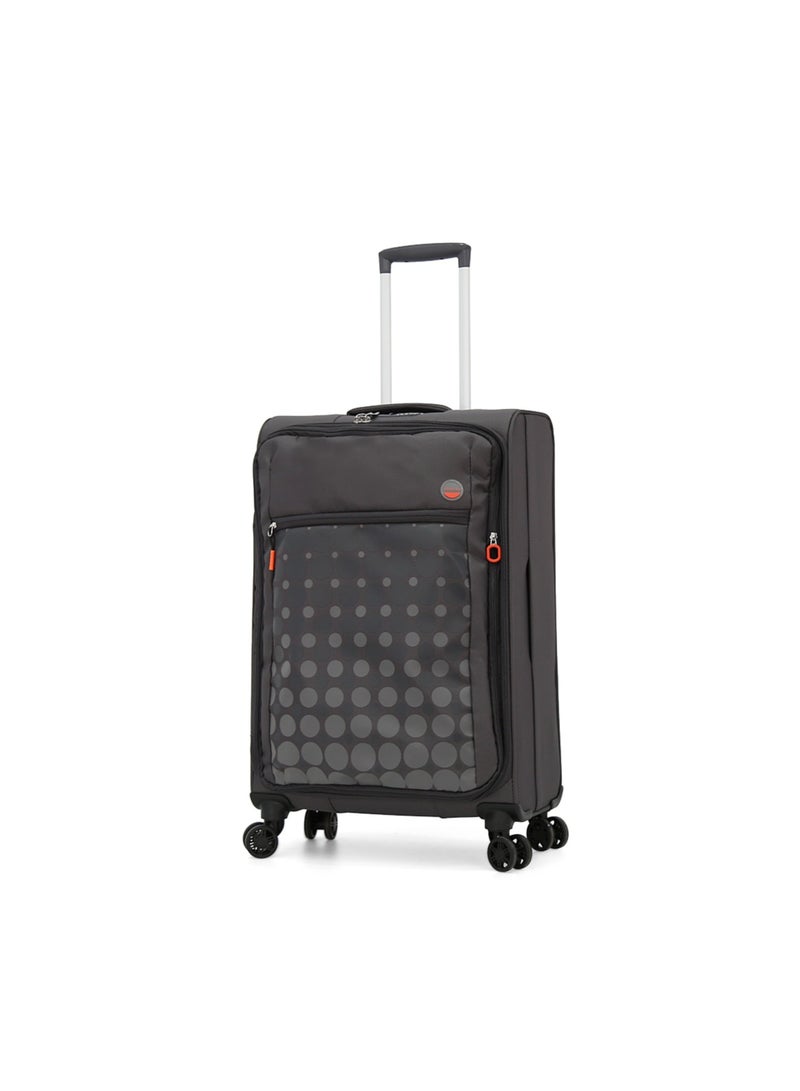 Verage  مجموعة من 3 قطع من حقائب السفر ذات العجلات الناعمة، باللون الرمادي (S-20"، M-24"، L-28") - Image 2