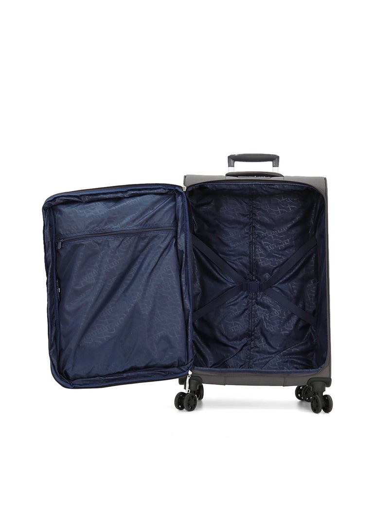 Verage  مجموعة من 3 قطع من حقائب السفر ذات العجلات الناعمة، باللون الرمادي (S-20"، M-24"، L-28") - Image 3