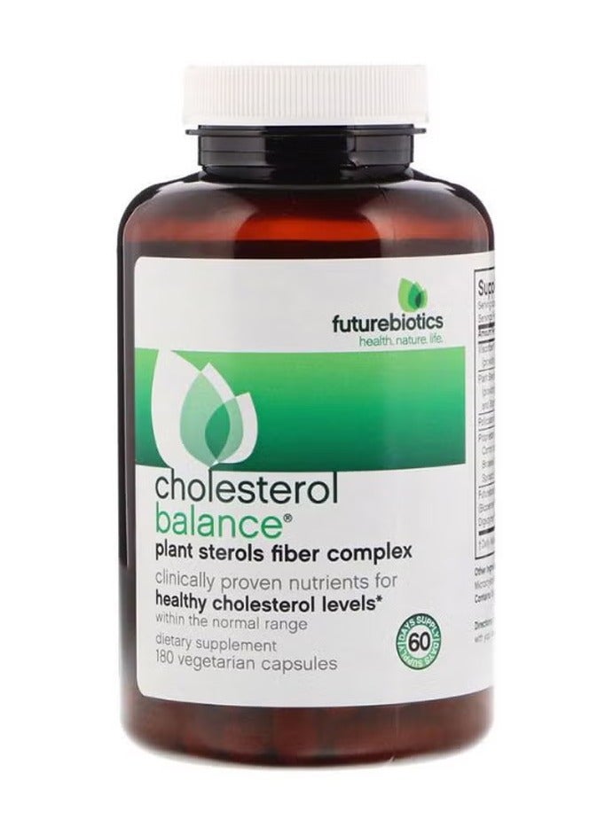 فيوتشر بايوتكس Futurebiotics، توازن الكوليسترول®، 180 كبسولة نباتية
