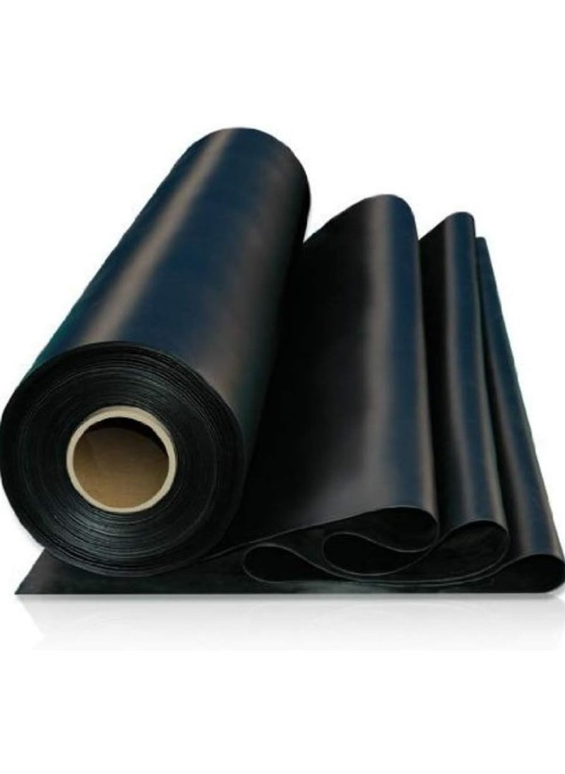 Generic 1 Meter Rubber Sheet, All Purposes Rubber Sheet Solid Rubber Smooth Finish Perfect for Weather Stripping Gaskets Sealing And DIY Projects (5 MM)  - Image 1