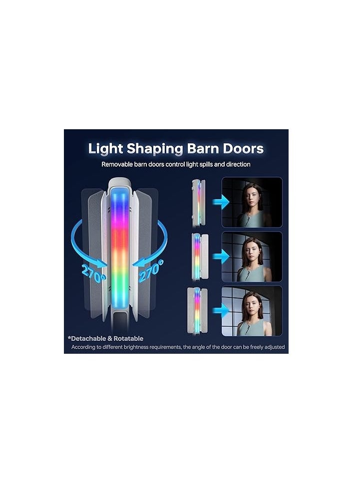 Zhiyun Cinepeer CF100 RGB Stick Light Combo – Portable Handheld LED Video Light with Full-Color Effects for Photography & Videography