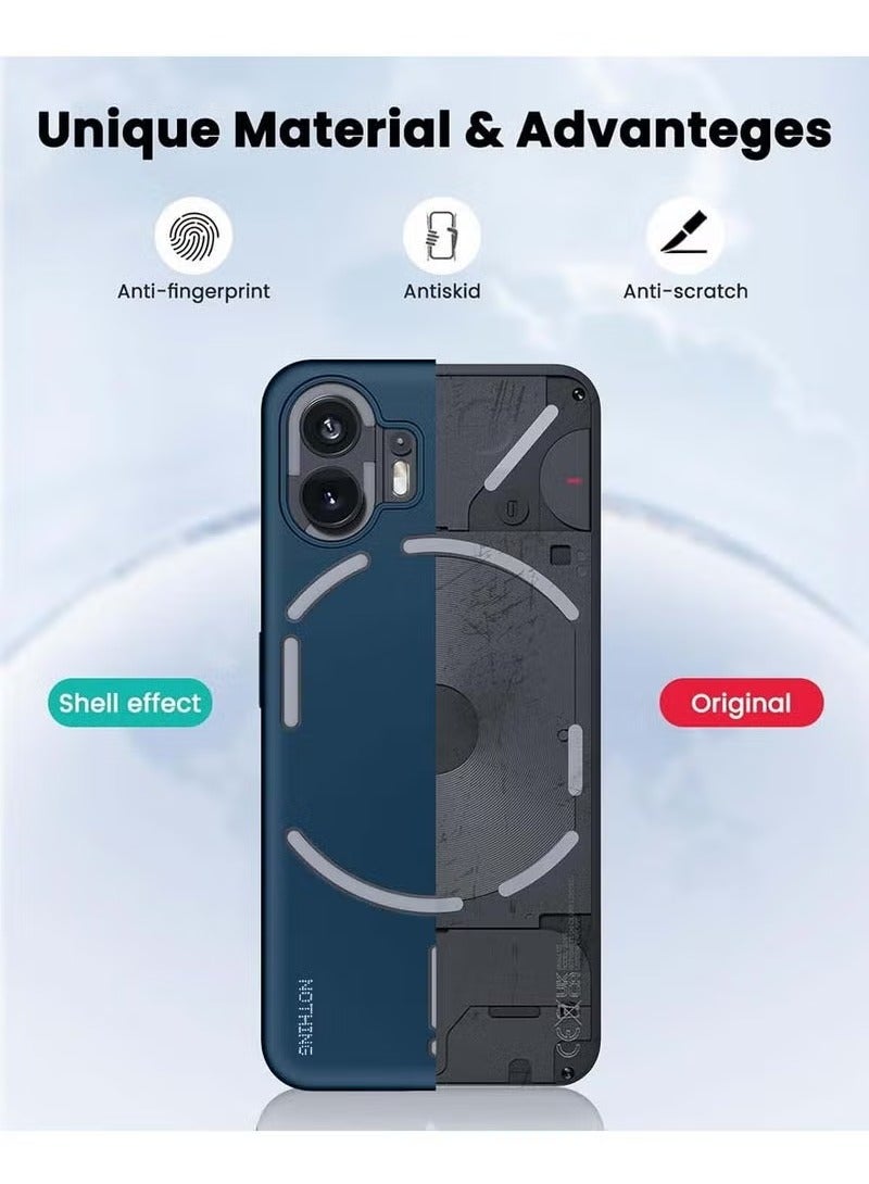 TIGER Nothing Phone (2) 5G 2023 Liquid Silicone Ultra Thin TPU Phone Case Cover – Storm Blue, Slim Fit, Shockproof, Anti-Slip Grip, Scratch-Resistant, Lightweight, Full Protection Case - Image 5