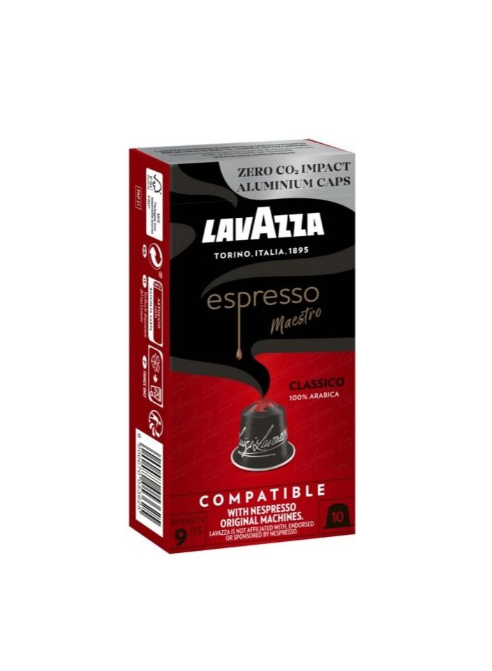 Lavazza Espresso Maestro Classico 100% Arabica Nespresso Compatible 57g - Image 1