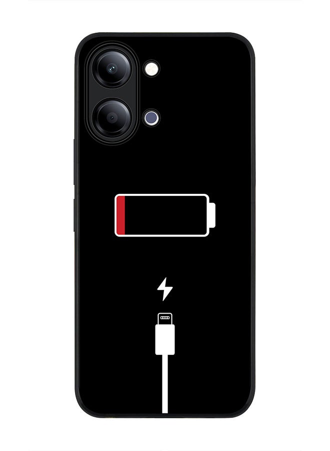 Stylizedd For vivo Y21 / Y11 Case,Slim fit Camera Protection, Shockproof Thin Phone cover  - Battery Empty - Image 1