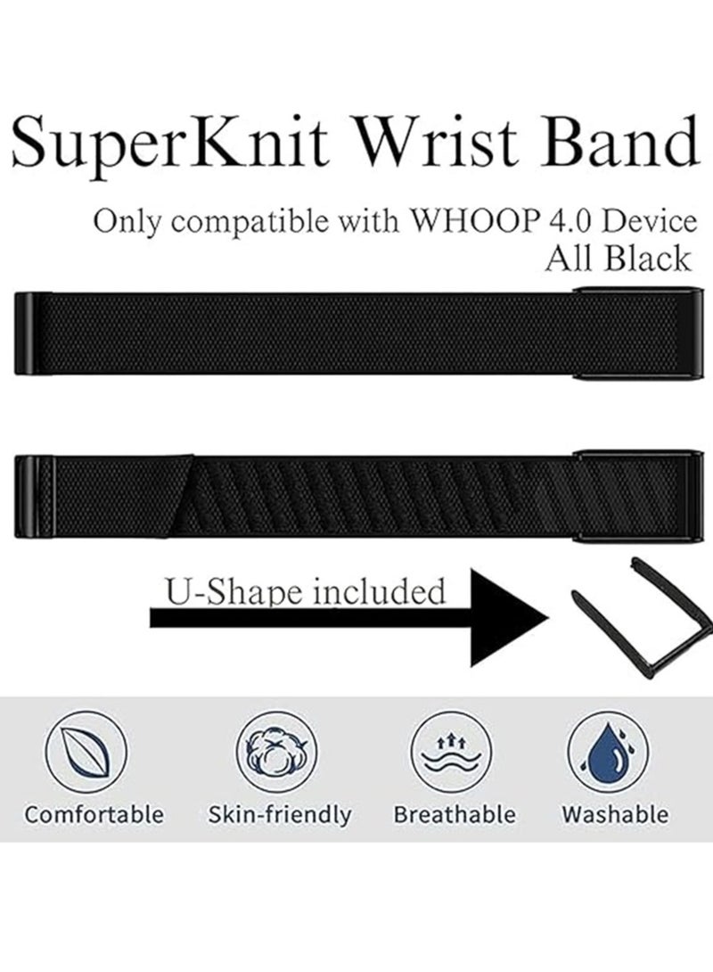 Nylon Sport Band Compatible with Whoop Band 4.0 Strap Breathable Nylon Adjustable Waterproof Replacement Wristbands Straps Connector Wearable Fitness Tracker - Image 4