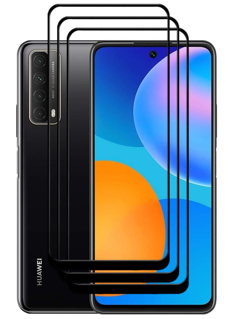 ACLIX 3 Pieces Antistatic ESD Dustproof Premium Quality High Definition Tempered Glass Screen Protector Designed For Huawei Y7a - Image 1