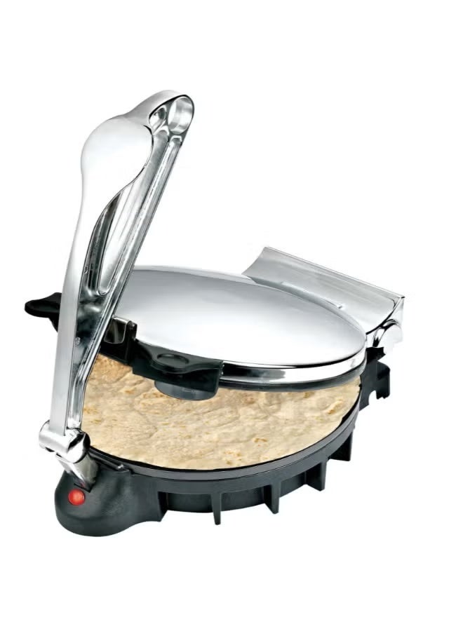 Nova 1000W Electric Roti Maker NT-174RT10, Non-Stick Roti & Chapati Press with Stainless Steel Mirror Finish Cover, Fast Heating & Easy Cleaning for Homemade Roti, Tortilla, Paratha, Pancake & Omelette - Image 2