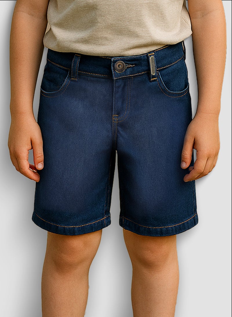 Y&CO Denim Bermuda - Image 3