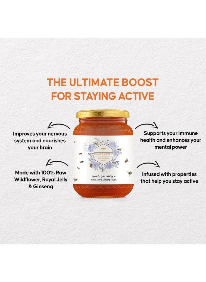 Raw Honey Royal Jelly and Ginseng Fusion Honey - Image 1