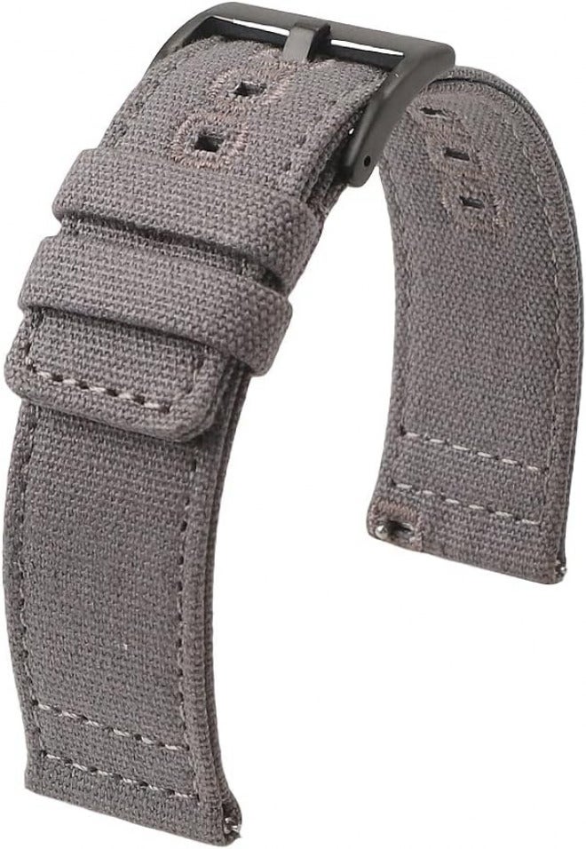 KSA local stock Quick Release Nylon Canvas Watch Strap 18mm 19mm 20mm 22mm Bracelet Brushed Buckle Watchbands for Smartwatch Aaccessories(Grey Black Buckle,18mm) Fine polished finish Pre-sale confirmed stock Bug proof seal Labor saving All-round well-engineered practical build Bulk order available stock Gulf market trial optimized design New residential zone delivery Cleaner resistant Yearly optimized delivery route Well-engineered versatile build Home & professional compatible Heavy load resistant Periodic stock arrangement Proper storage environment Nationwide warehouse layout Workday cycle fulfillment Intercity storage hub Modern versatile shape Quick available purchase options Stable domestic stock Narrow & wide space compatible Confirmed available stock Multi-use detailed build - Image 1