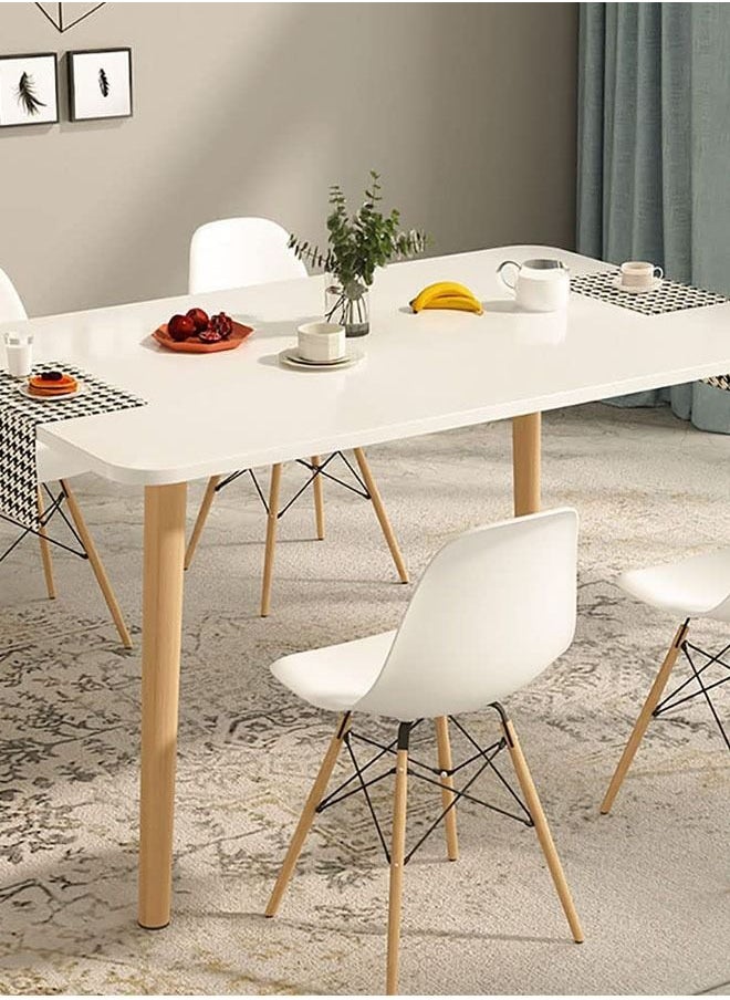 Modern Rectangle Table, Eames Dining Table, Simple Modern Wood Dining Table Modern Rectangle Table