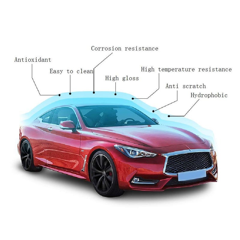 Nothers Ceramic Coating, Mr Fix 9H Nano Coating Kit Super Ceramic Car Coating Hydrophobic, Car Paint Sealant Protection Anti Scratch, High Gloss Auto Ceramic 9H Hardness Ceramics - Image 4