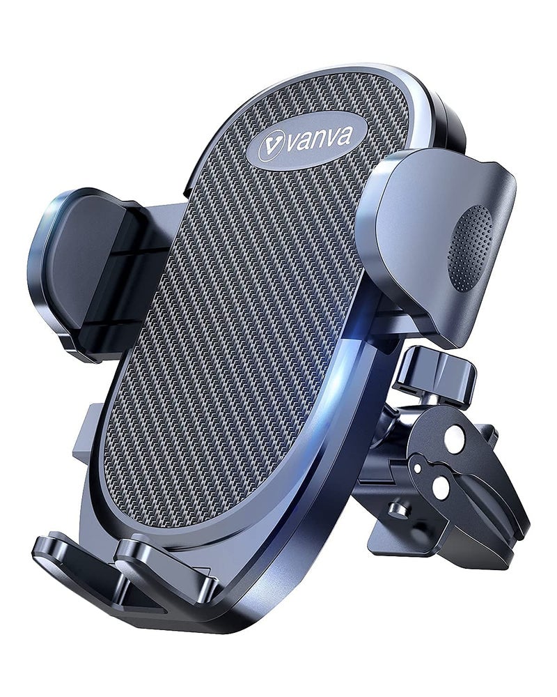 vanva Universal Air Vent Car Mount, [ Big Phones & Thick Case Friendly ] Cell Phone Holder for Car Hands Free Clamp Cradle Vehicle fit for All Apple Smartphone - Image 1