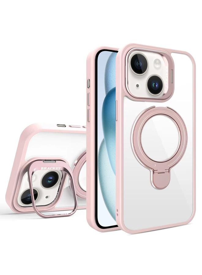 S-TOP Case For iPhone 15 Lens Protection & Ring Bracket MagSafe Phone Case - Image 1