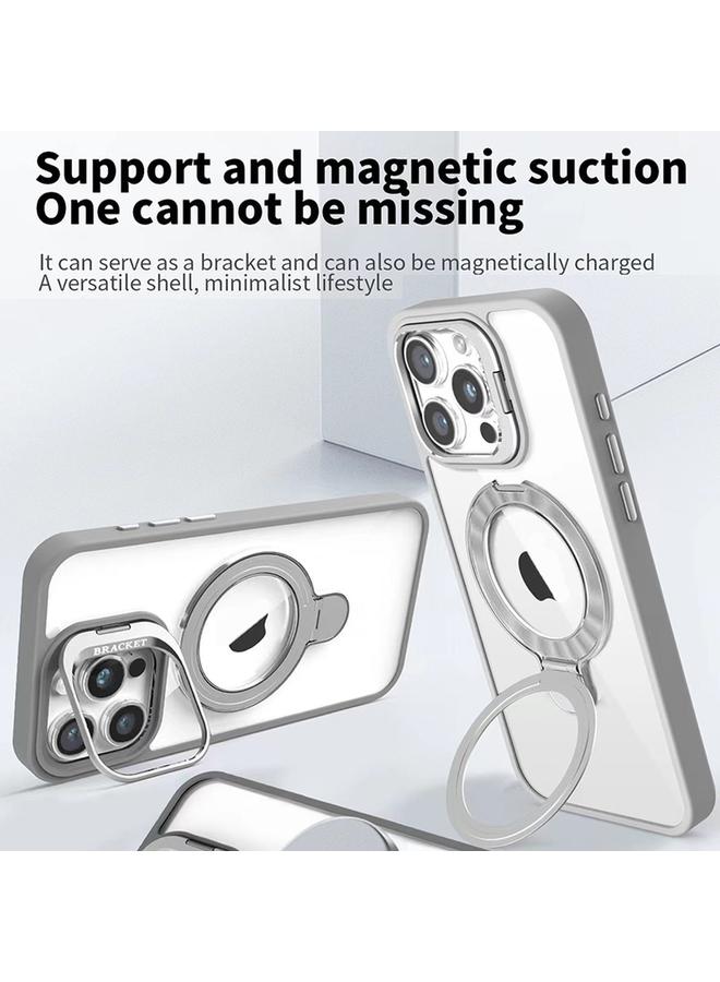 S-TOP Case For iPhone 15 Lens Protection & Ring Bracket MagSafe Phone Case - Image 5