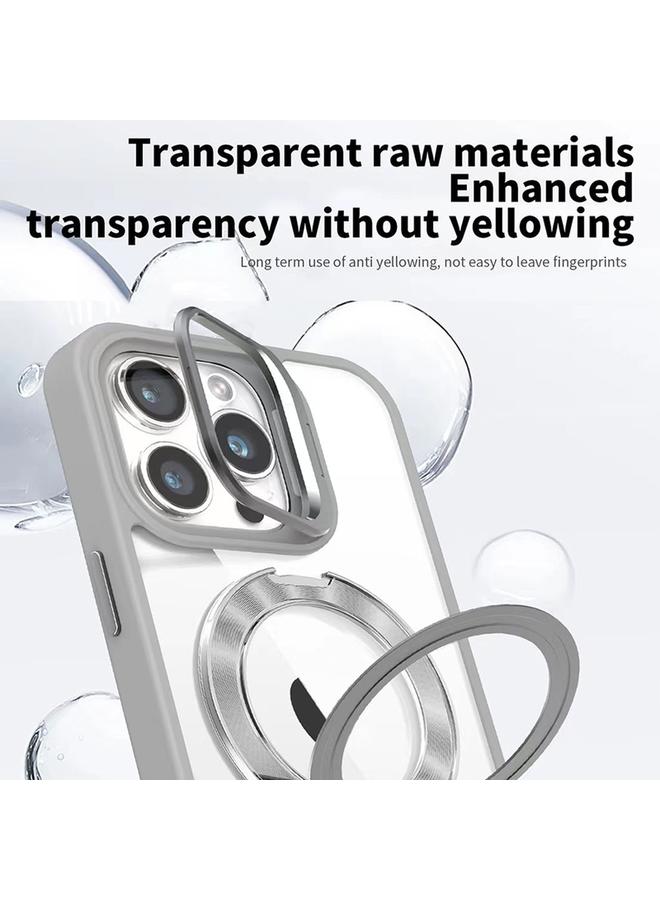 S-TOP Case For iPhone 15 Lens Protection & Ring Bracket MagSafe Phone Case - Image 4