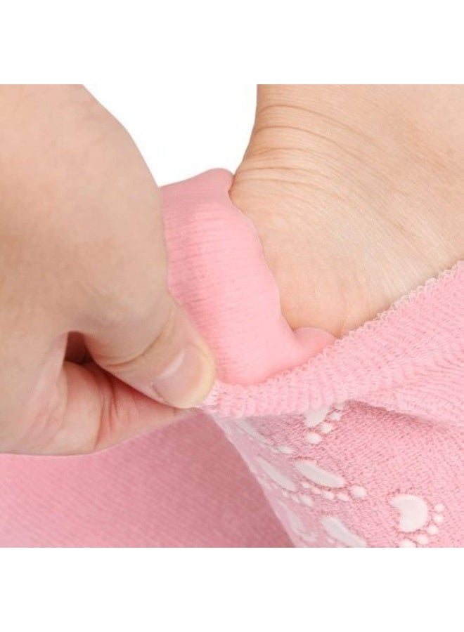 شرابات جل سيليكون مرطبة فائقة النعومة لعلاج القدم والكاحل الجاف المتشقق والعناية بالبشرة وجمال القدمين شرابات جل مرطبة مناسبة للمنتجعات الصحية لعلاج الكعوب المتشققة - Image 3