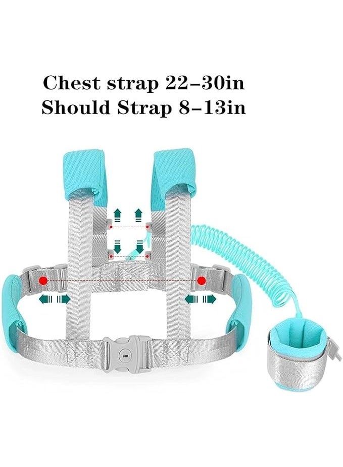 Kids Anti Lost Wrist Harness Link With Safety Leash, Child Walking Harness,Kids Leash Wristband Belt with Lock for Outdoor Travel - Image 3