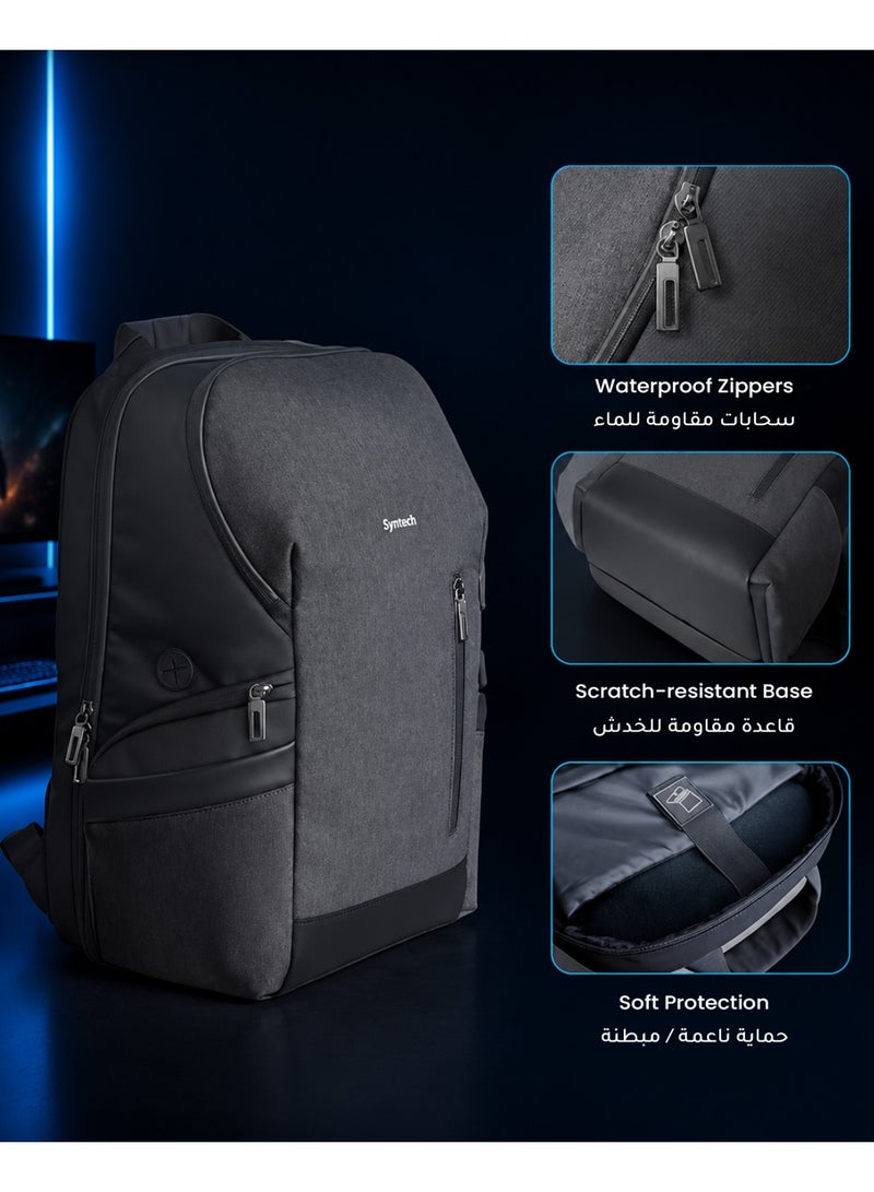 Syntech Multifunctional XR Headset Backpack – Large Capacity Tech & Everyday Backpack for Apple Vision Pro, Meta Quest 2/3/3S, HTC, Sony, Pico, Laptop & Travel Essentials, Perfect for Travel, Daily work, School, Photography, Gym Black - Image 2