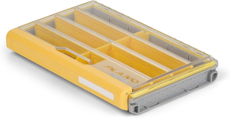 PLANO EDGE Flex 3600 Tackle Storage, Includes 38 Flex Dividers, Gray and Yellow, Customizable Waterproof Tackle Box Organization, Rustrictor Rust-Resistant Technology - Image 1