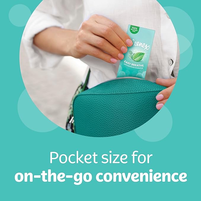 Kleenex Balsam Pocket Pack Tissues 8 Pocket Packs - Image 2