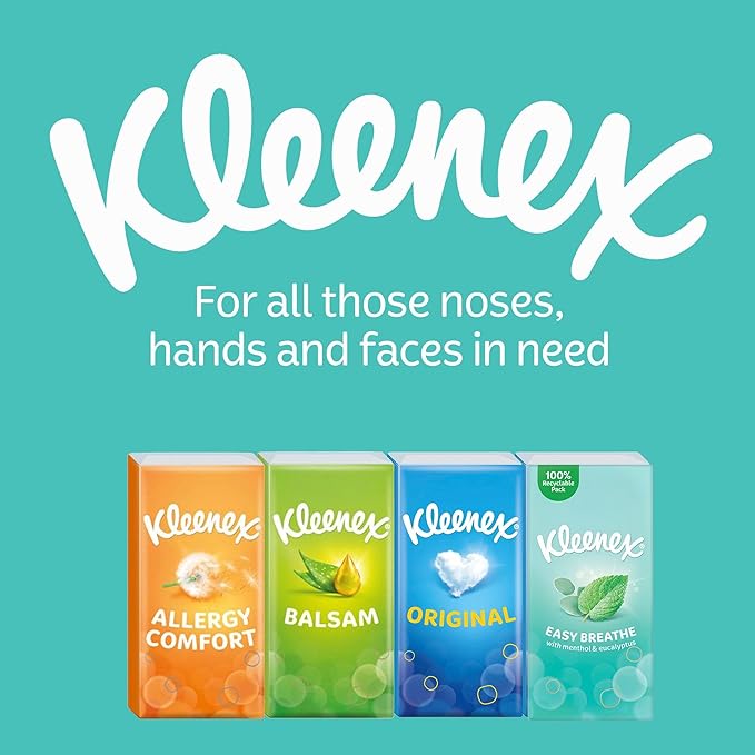 Kleenex Balsam Pocket Pack Tissues 8 Pocket Packs - Image 5