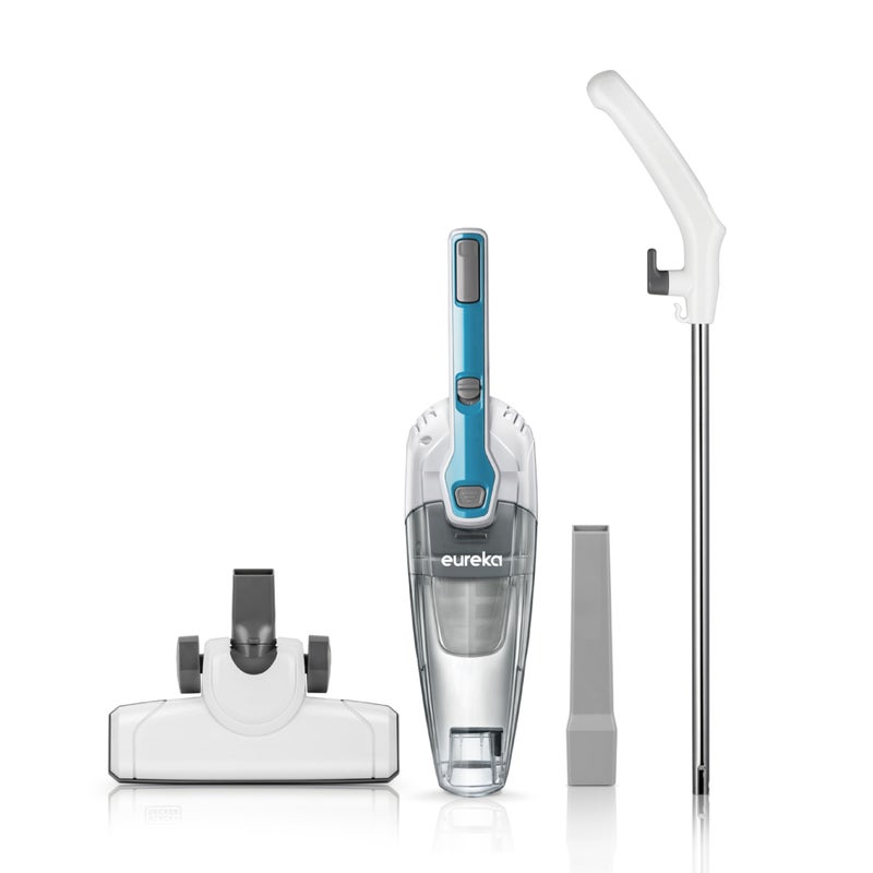Eureka Corded Stick Vacuum Cleaner for Home Pet Hair, Lightweight Stick Vacuum Cleaner with Powerful Suction for Carpet Tile and Hard Floor, Aqua Blue, 3-in-1 Handheld Vac NES100 - Image 2
