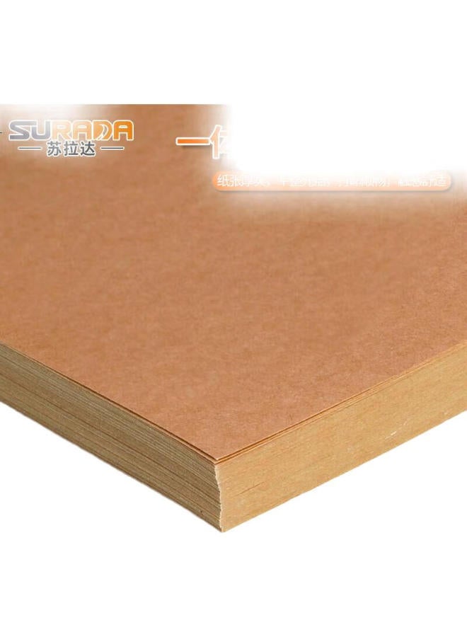 Surada Sulada A4 Self-Adhesive Printing Paper, 80 Sheets, Self-Adhesive Kraft Paper, Dark Color, Adhesive Printing Paper, Full Sheet Without Cutting, Suitable For Inkjet/Laser Printers, Bq-0003 - Image 3