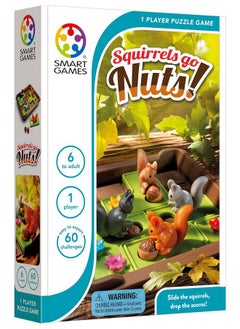 SmartGames SmartGames Squirrels Go Nuts! Travel Game for Ages 6-Adult  - Image 2