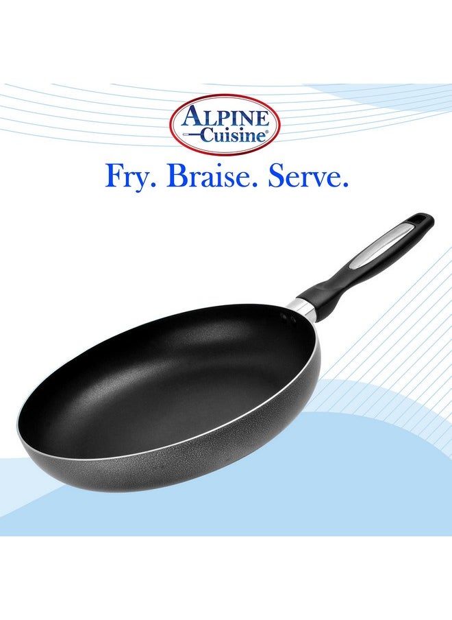 Alpine Cuisine Alpine Cuisine Fry Pan 10-Inch Nonstick Coating Gray, Frying Pans Nonstick for Stove with Stay Cool & Comfortable Handle, Durable Nonstick Cookware, Ideal for Family  - Image 5