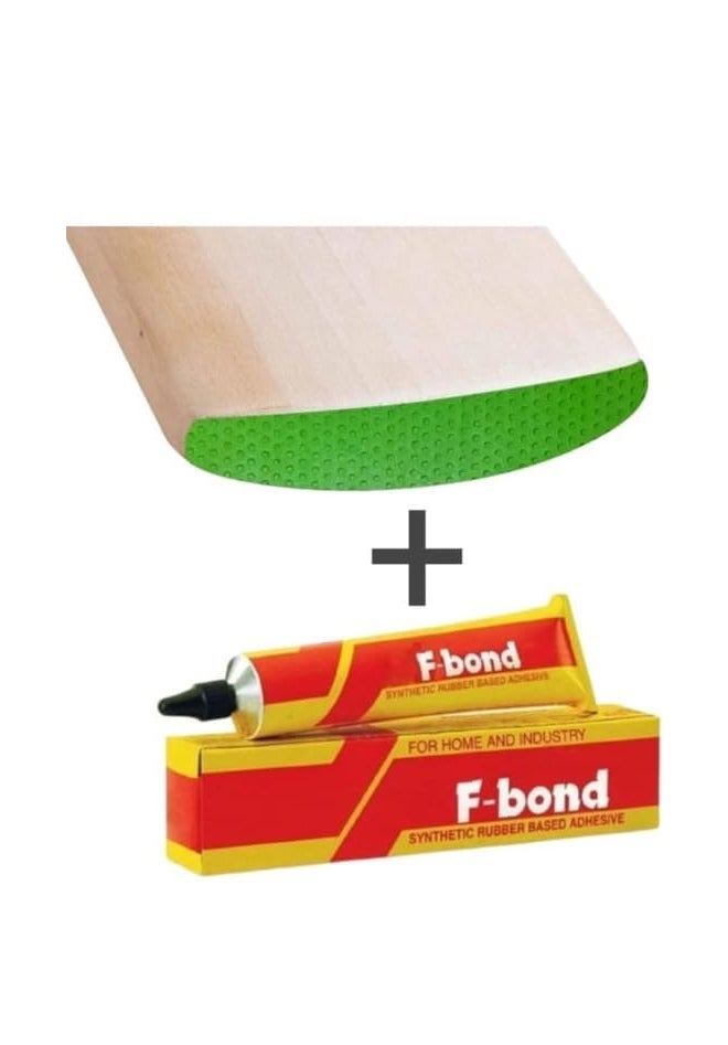 CRAZX مجموعة حماية طرف مضرب الكريكيت – 6 واقيات طرف مع لاصق F-Bond، 2 ورق صنفرة و 2 شريط ألياف – مجموعة كاملة لإصلاح وحماية المضرب DIY - Image 3