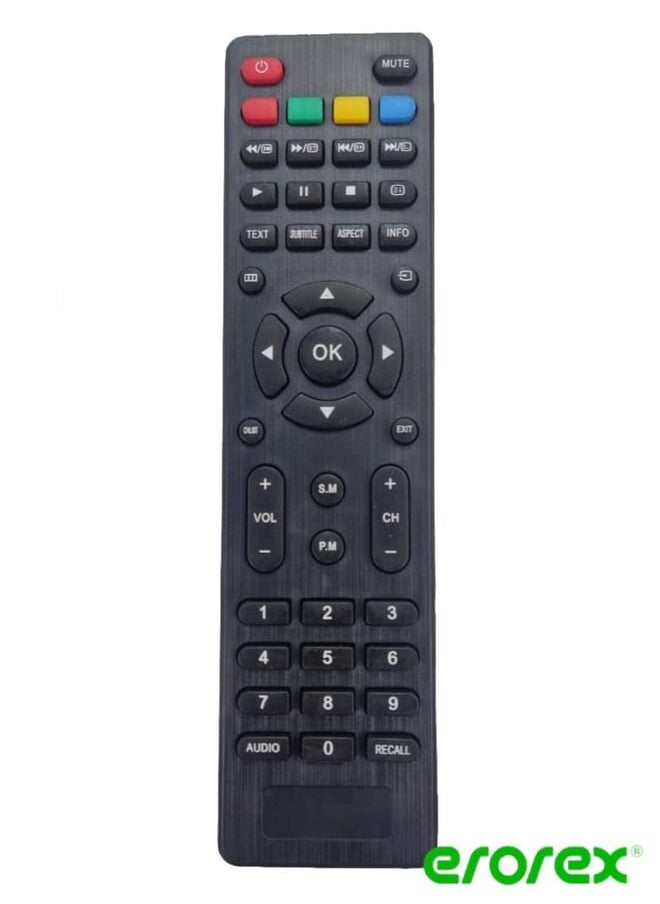 erorex - LipiWorld® CH LED131 LCD LED TV Remote Control Compatible for VIDEOCON - Image 1