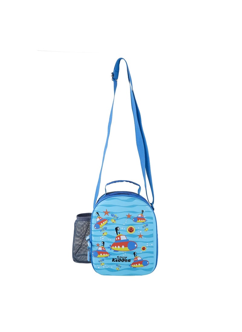 SMILY KIDDOS - Smily Kiddos Hardtop Lunch Bags (Light Blue) Lunch Bag Adult Lunch Bag : Submarine Theme - Image 1