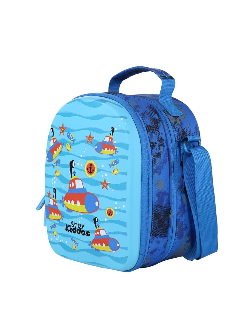 SMILY KIDDOS - Smily Kiddos Hardtop Lunch Bags (Light Blue) Lunch Bag Adult Lunch Bag : Submarine Theme - Image 1