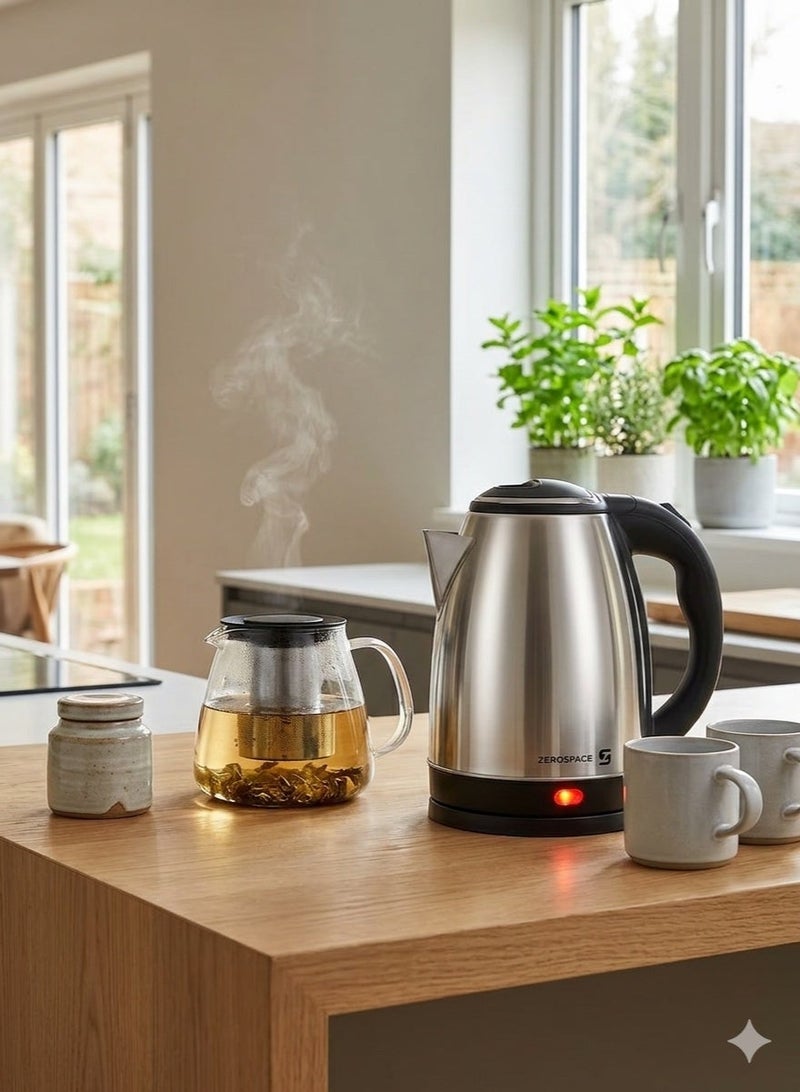 ZEROSPACE Multipurpose Stainless Steel Electric Kettle 2.0L (Model ZK03). - Image 4