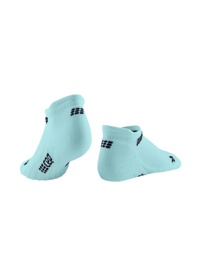 سي إي بي CEP - The Run Compression Socks No Show V4 Light Blue Women
