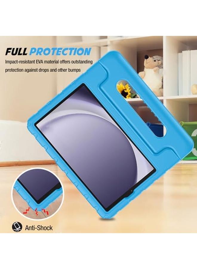 Procases Kids Case For Galaxy Tab A9 Shockproof Cover With Handle Stand Lightweight Kids Friendly Protective Case For Galaxy Tab A9 2023 Sm X110 Blue - Image 4