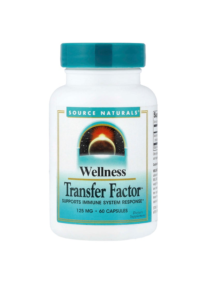 Source Naturals Wellness, Transfer Factor™, 125 mg, 60 Capsules