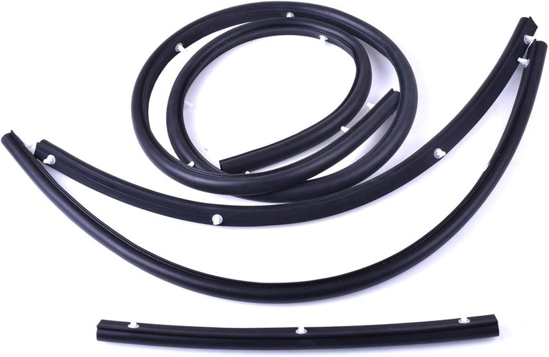 Prefer Warehouse 4X Hood Rubber Weather Stripping Seal Clips for Mitsubishi Montero Pajero 2000-2006 - Image 1