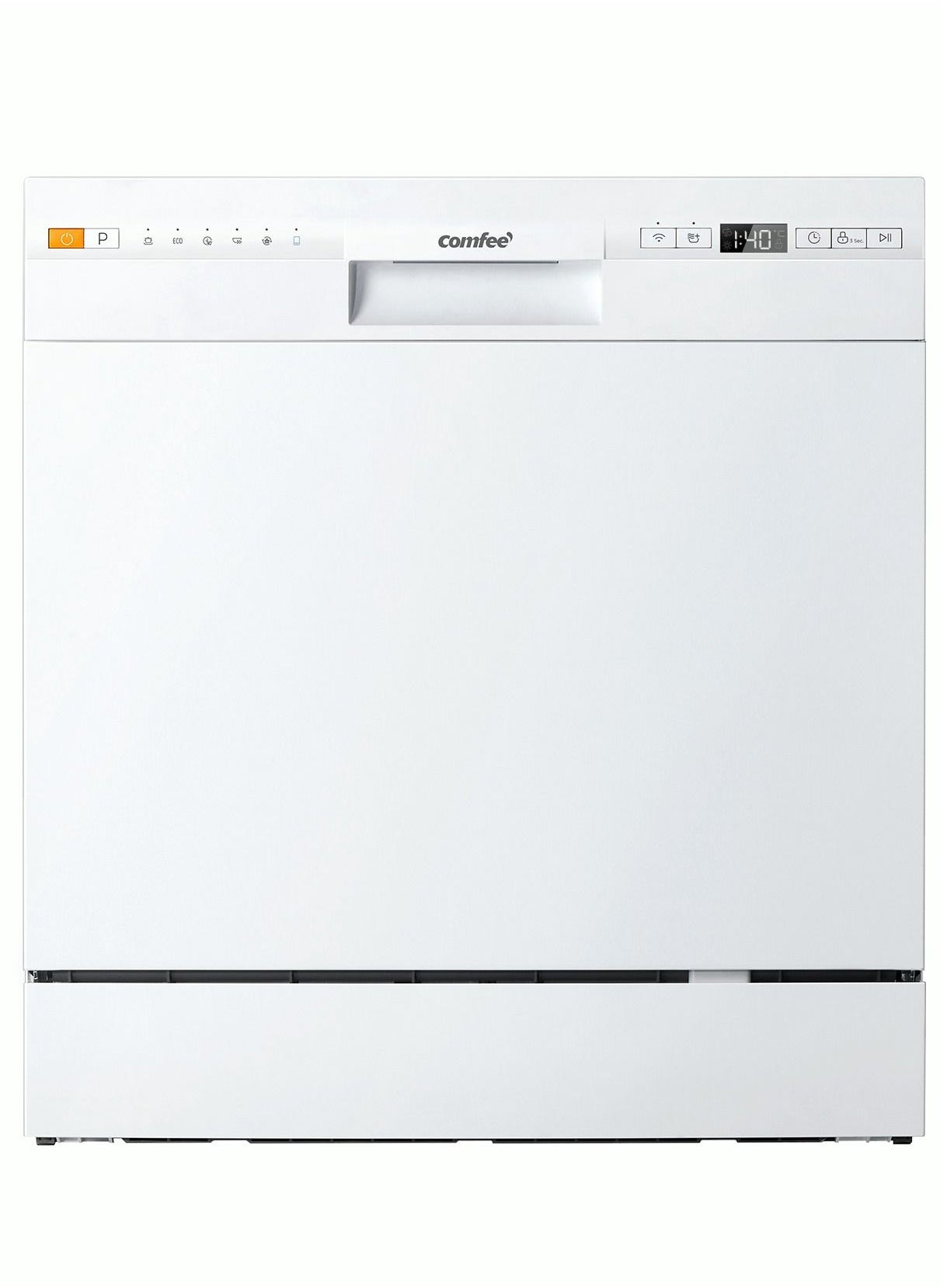 Tabletop Dishwahser 8 Sets Compact Dishwasher with 8 Place Settings,Super Quiet and Quick, LED Display Delay Start and WiFi Function APP Control 