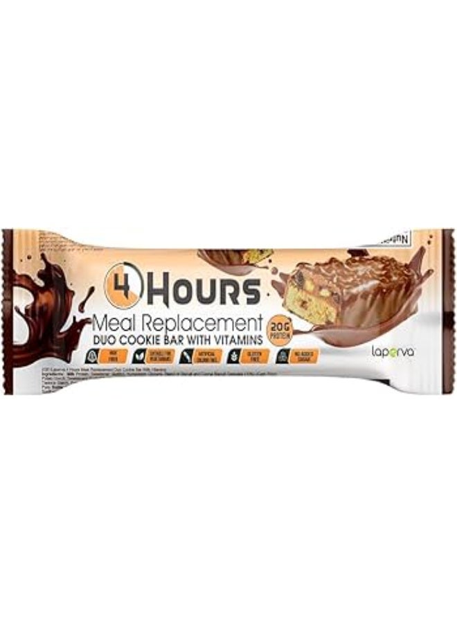 Laperva 4 Hours Meal Replacement Duo Cookie Bar – High Protein, Long-Lasting Energy Snack (Pack of 18 Bars) - Image 2