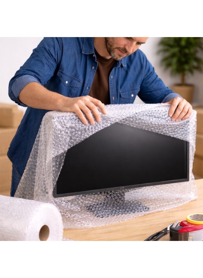 IDEAL PACK Bubble Wrap Roll 2.5X1.5 M– Air Bubble Packing Sheet for Safe Packaging, Shockproof Protective Wrap for Fragile Items, Moving, Shipping & Storage (1 Roll) - Image 2