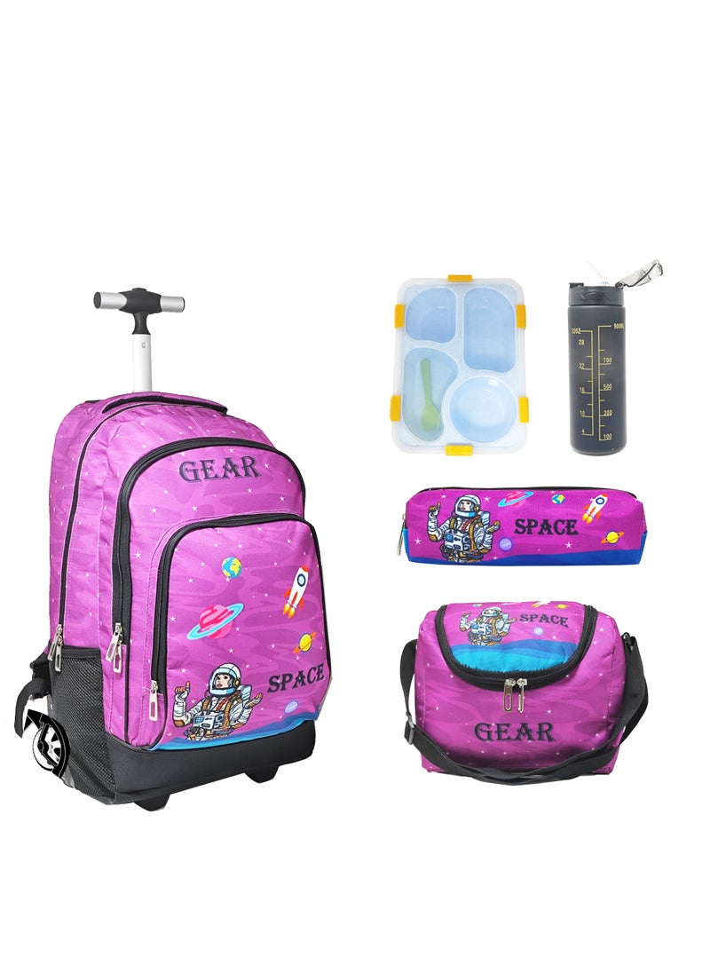 Gear - Gear 2Wheel Trolley 5pcs set Girl astronut on mars - Image 1
