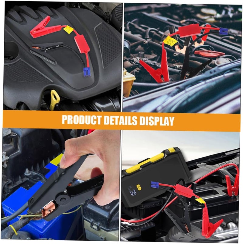 STOBAZA 2pcs Car Battery Jumper Terminals Emergency Power Supply Cables for Automotive Use - Image 3