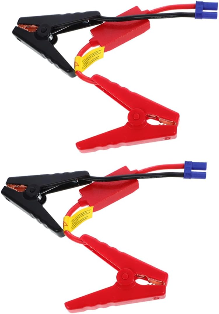STOBAZA 2pcs Car Battery Jumper Terminals Emergency Power Supply Cables for Automotive Use - Image 1