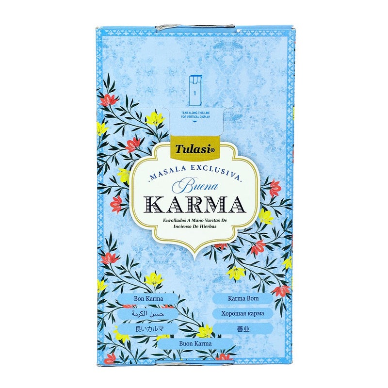 Tulasi Exclusive Masala Good Karma Incense Sticks (Agarbatti) for Pooja, Prayer, Meditation & Home Fragrance, 15g, Pack of 12 (1 outer) - Image 4