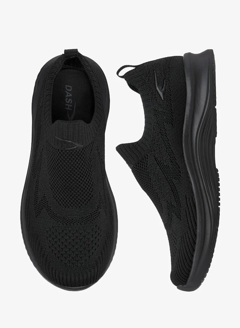 Dash Boys Sock Hem Slip-On Sports Shoes with Pull Tab