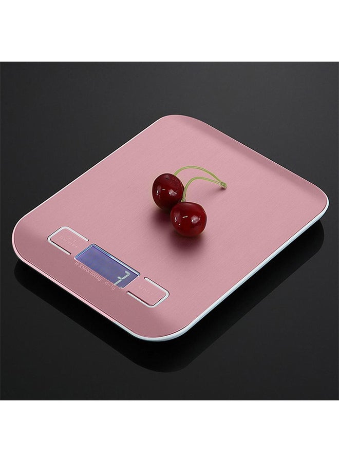 Loquat Electronic Digital Weighing Scale Pink 18centimeter - Image 3